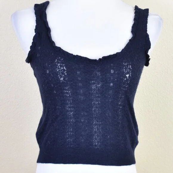 Ralph Lauren Black Label Cashmere Cardigan Tank Twin Set - S - Picture 4 of 14